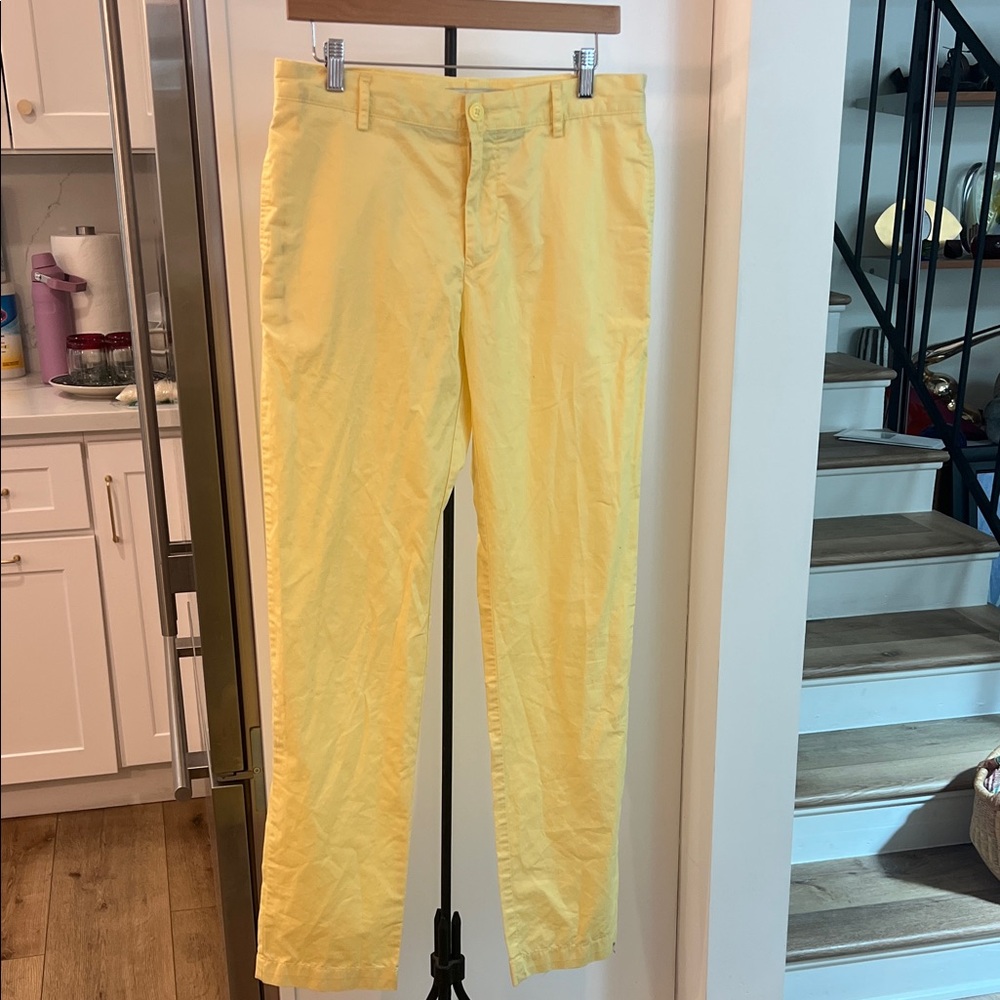 Lacoste Men's Light Yellow Chino Pants sz 30